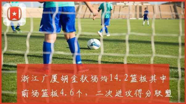浙江广厦胡金秋场均14.2篮板其中前场篮板4.6个，二次进攻得分联盟第三